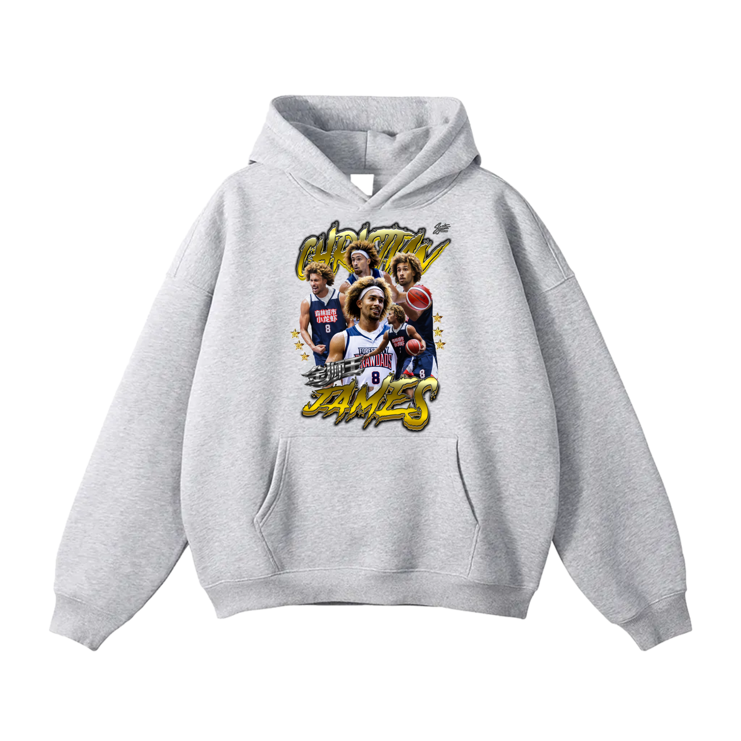 Christian James Oversize Fleeced Hoodie