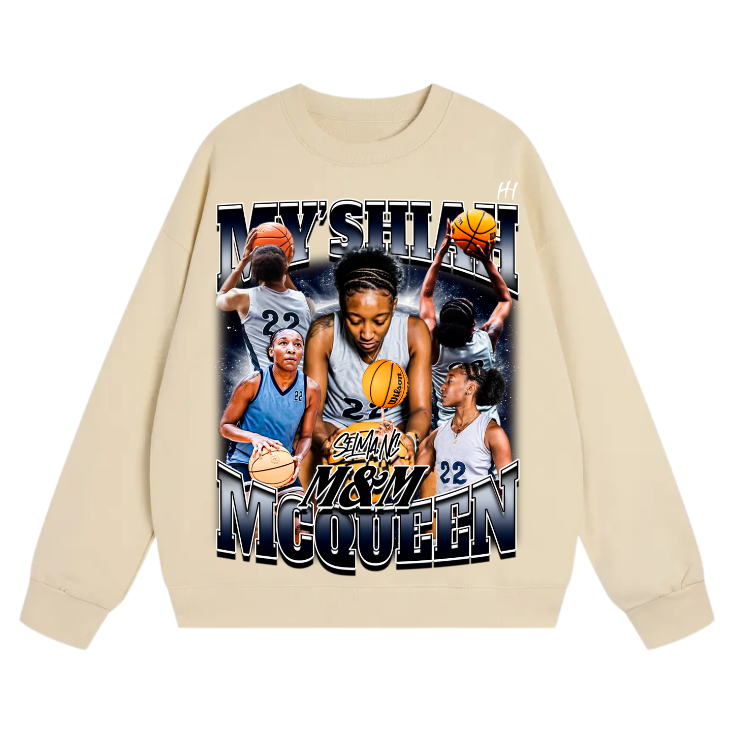 My'Shiah McQueen Heavyweight Crewneck Sweatshirt