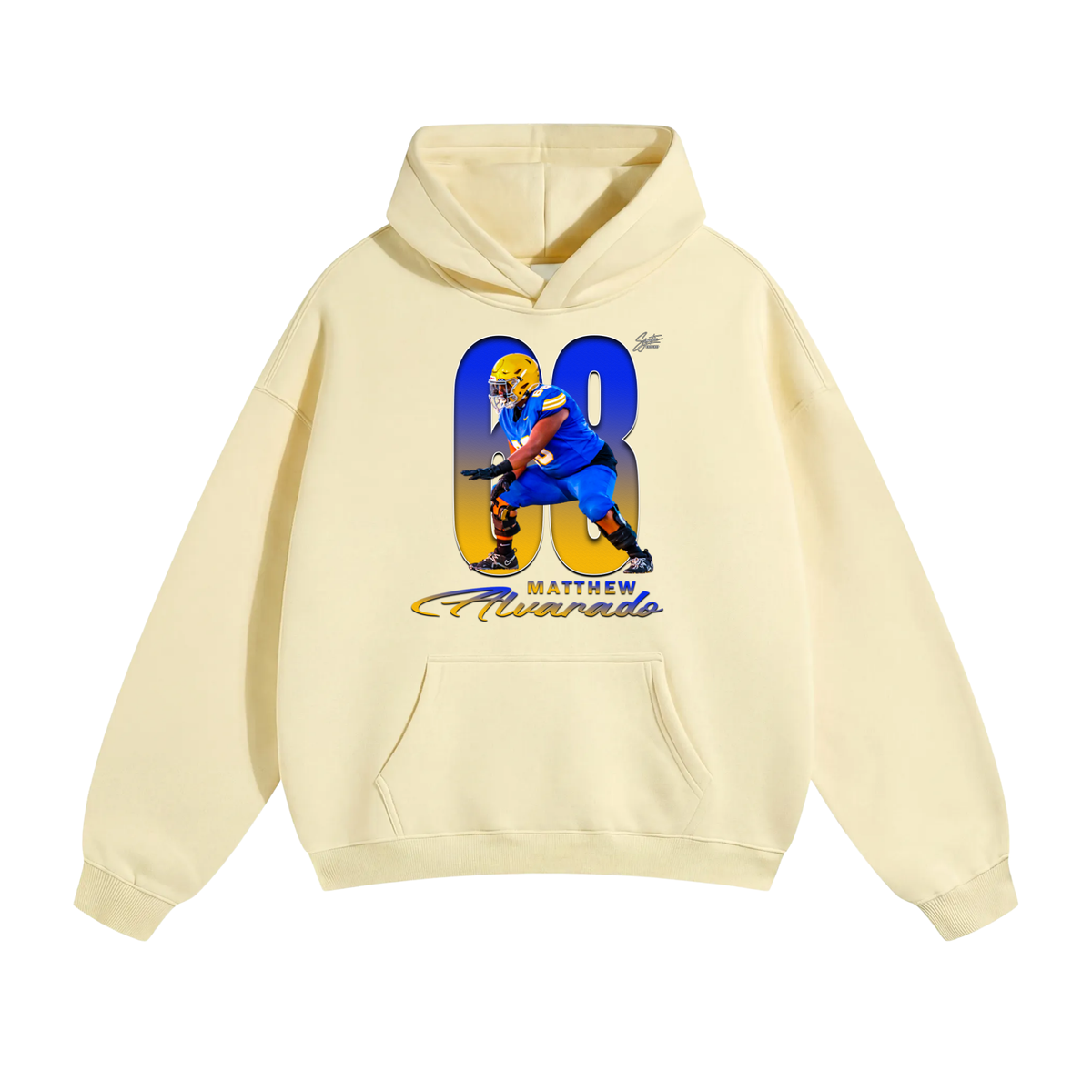 Matthew Alvarado Oversize Fleeced Hoodie