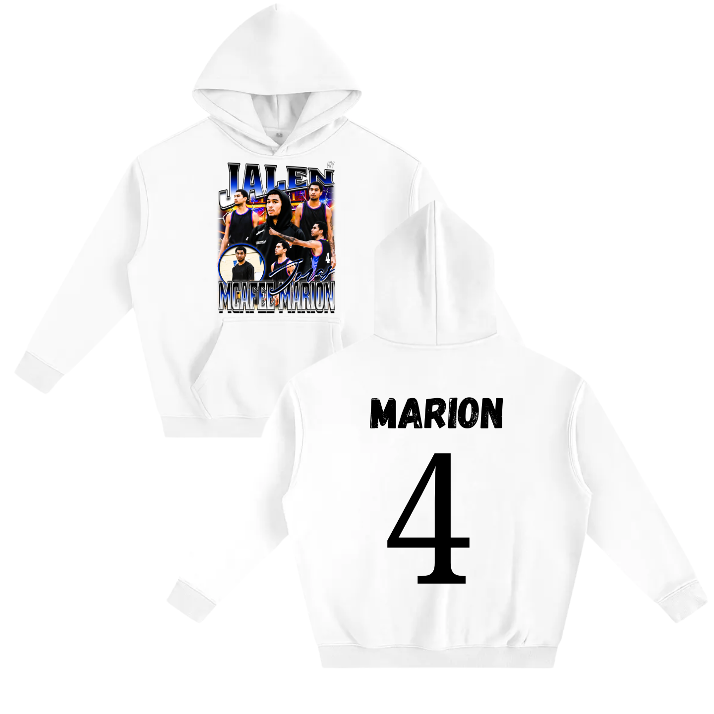 Jalen Mcafee Marion Oversize Fleeced Hoodie