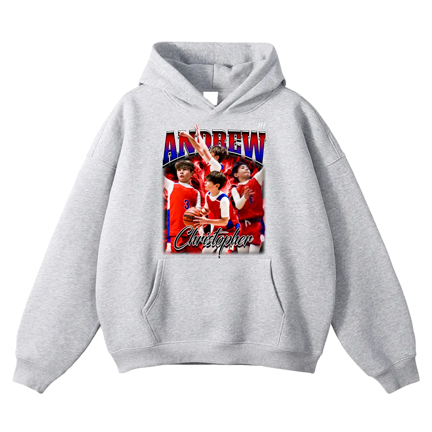 Andrew Christopher Oversize Fleeced Hoodie