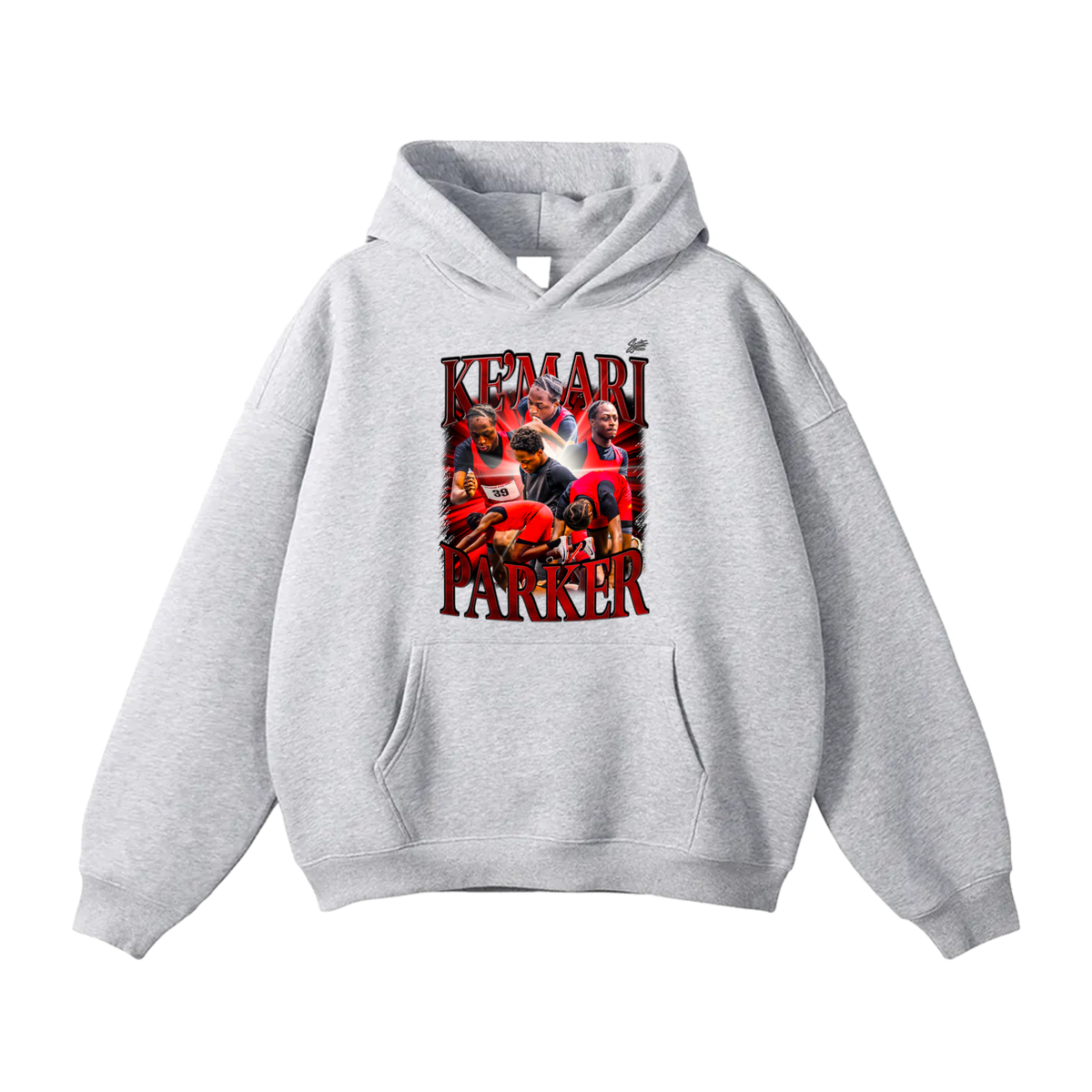 Ke’Mari Parker Oversize Fleeced Hoodie