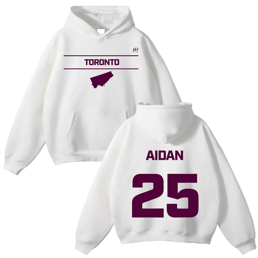 Aidan Simpsons Oversize Fleeced Hoodie