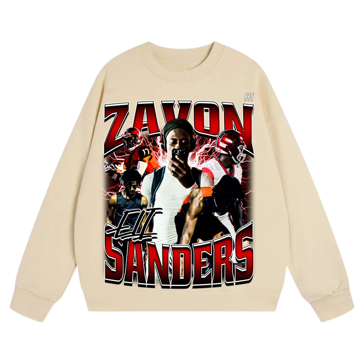 Zavon Sanders Heavyweight Crewneck Sweatshirt