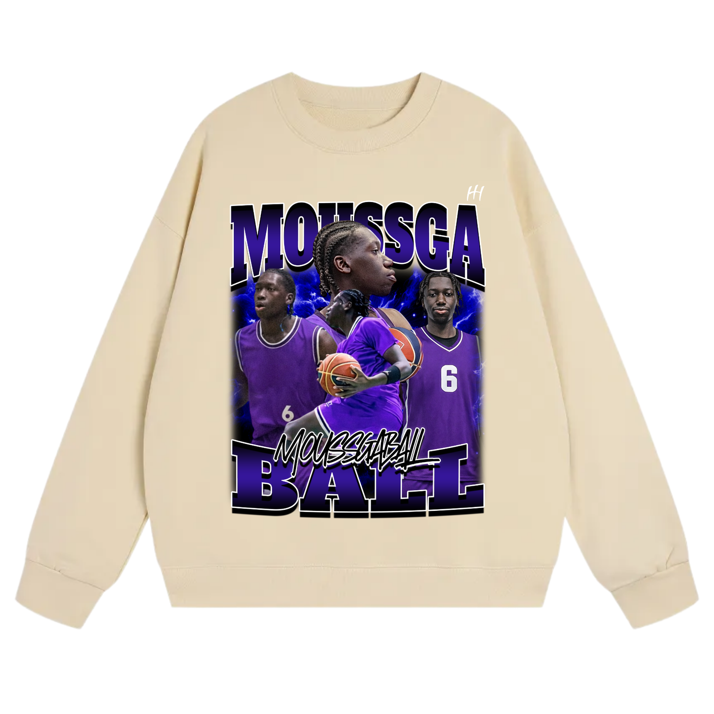 Moussga Ball Heavyweight Crewneck Sweatshirt