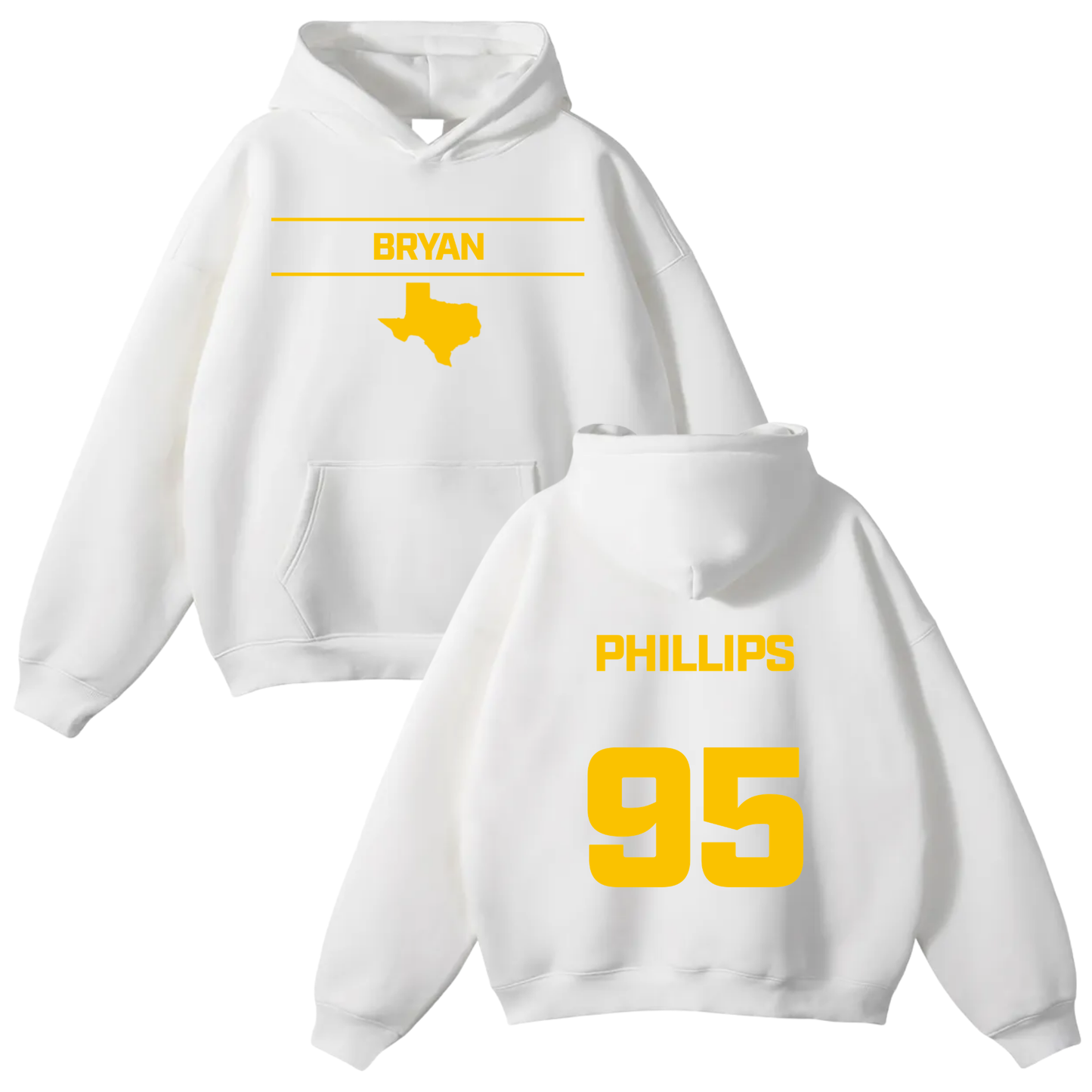 Cameron Phillips Oversize Fleeced Hoodie