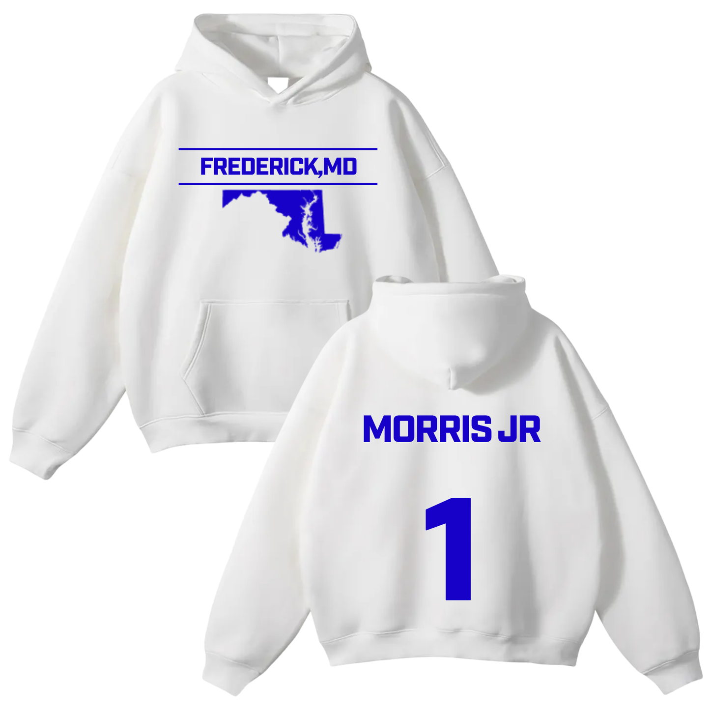 Darnell Morris Jr Oversize Fleeced Hoodie