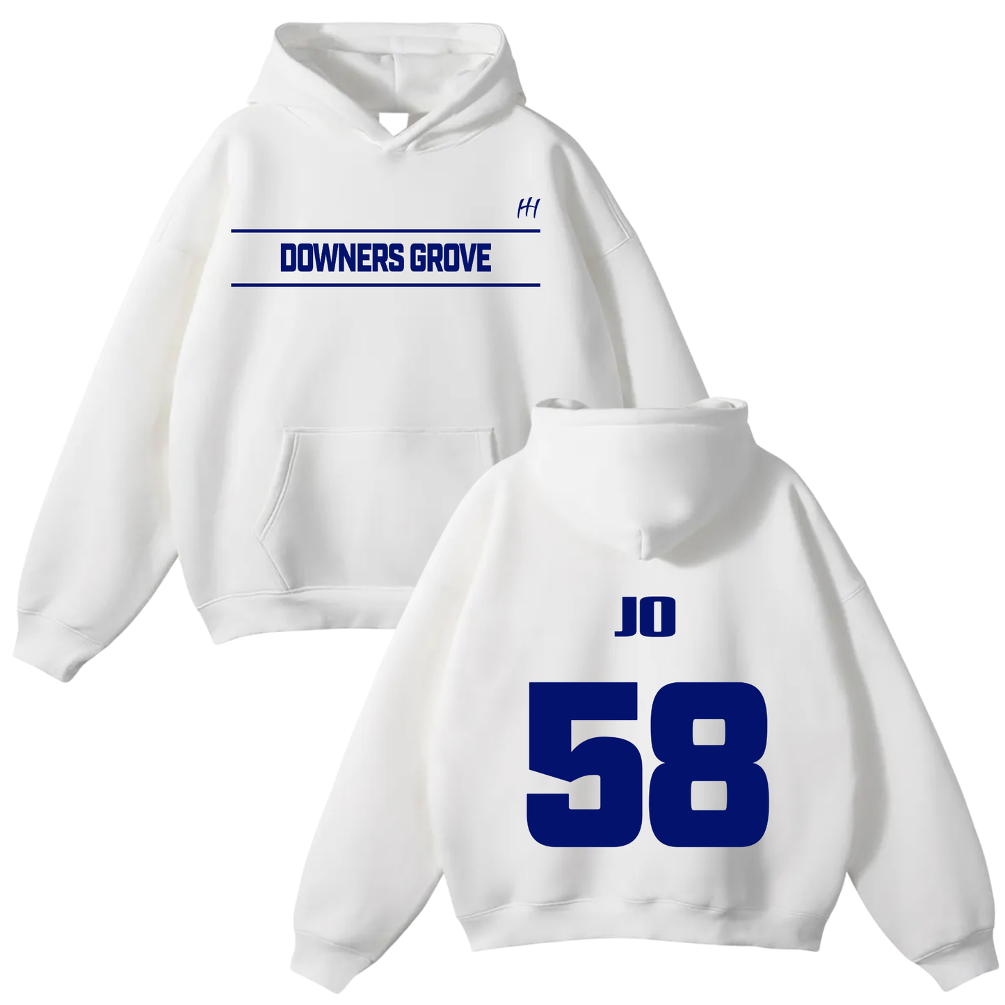 Josiah Opferman Oversize Fleeced Hoodie