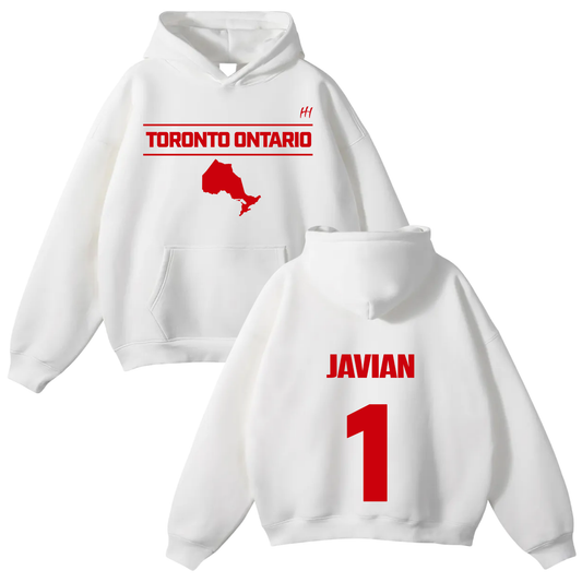 Javian Downey Oversize Fleeced Hoodie
