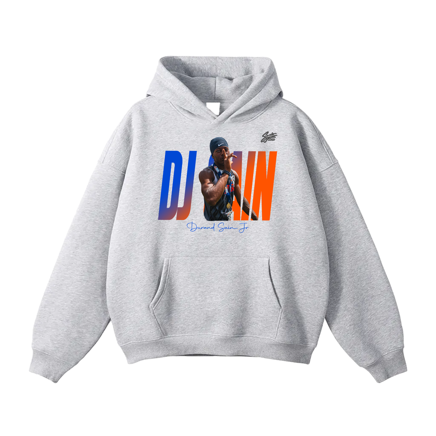 Durand Sain jr Oversize Fleeced Hoodie