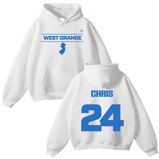 Chris ward Oversize Fleeced Hoodie