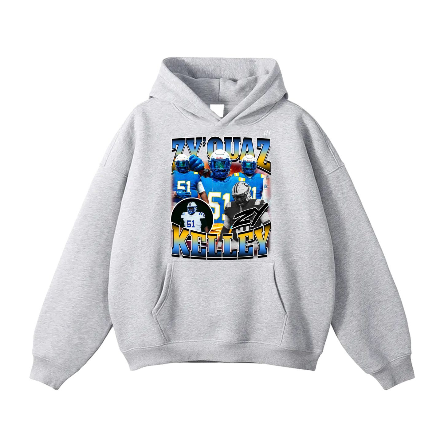 Zy'quaz Kelley Oversize Fleeced Hoodie