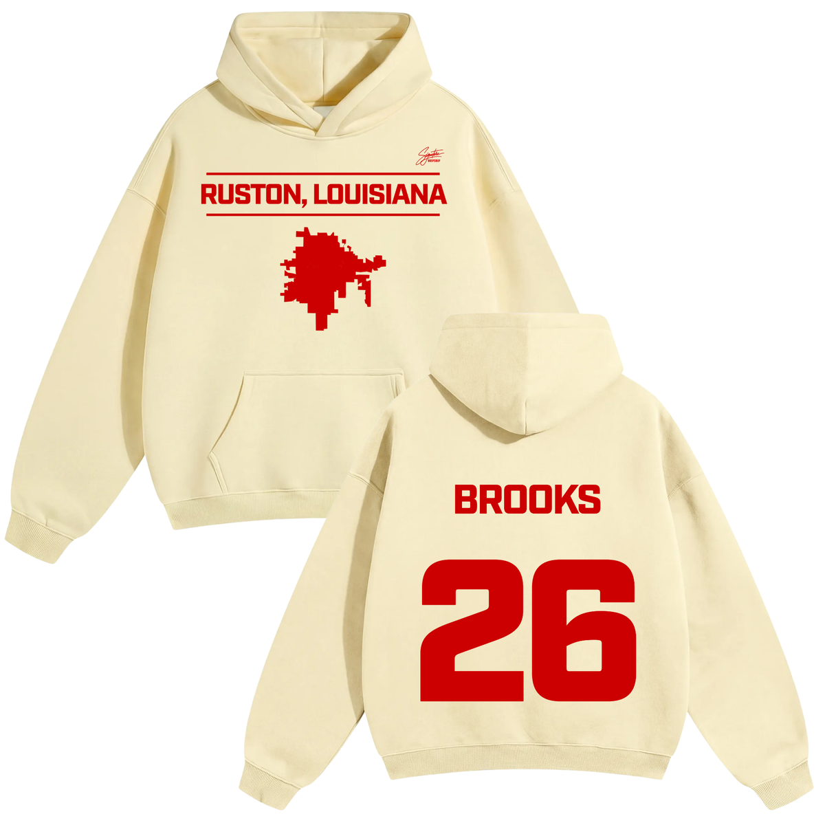 Dylone Brooks Oversize Fleeced Hoodie