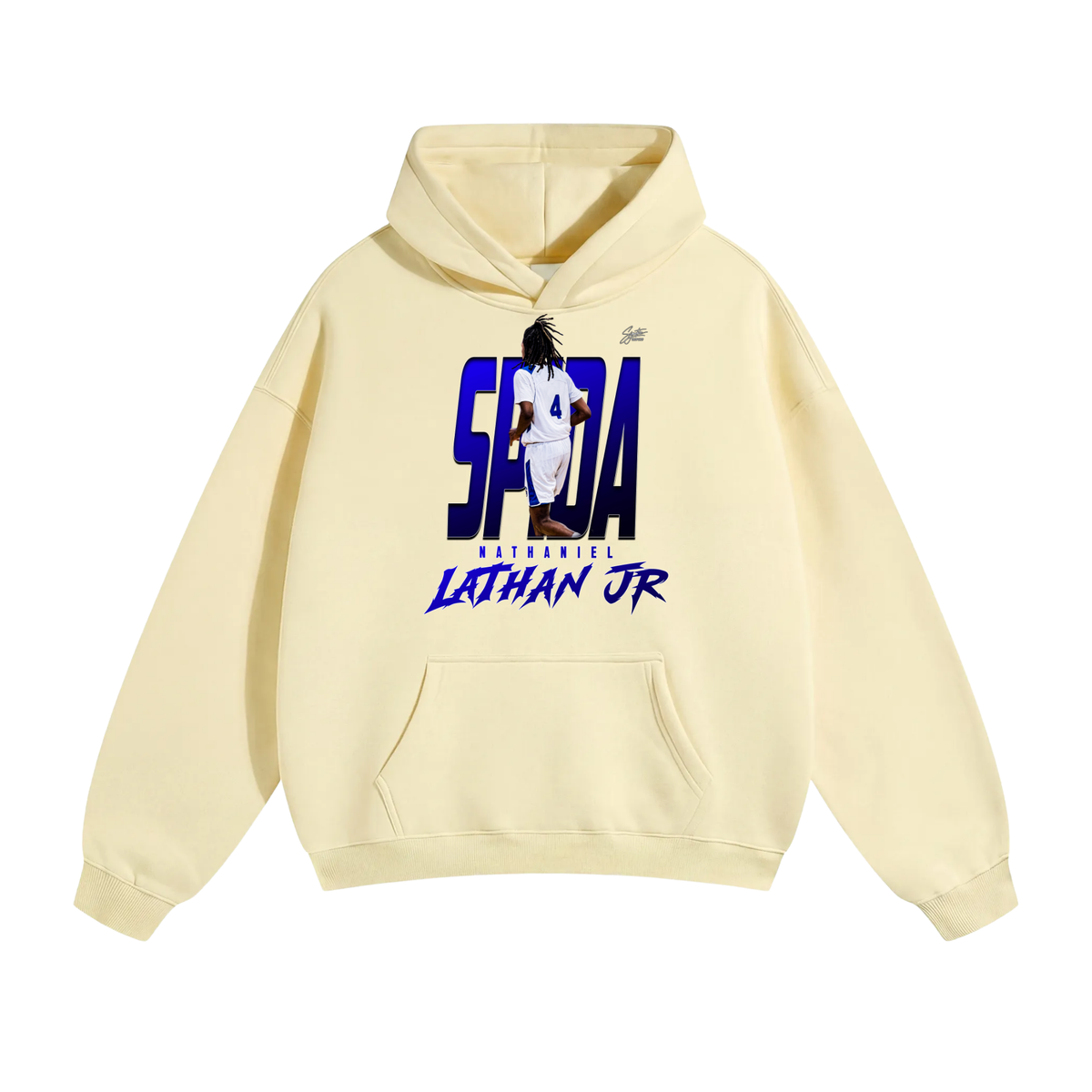 Nathaniel Lathan Jr Oversize Fleeced Hoodie