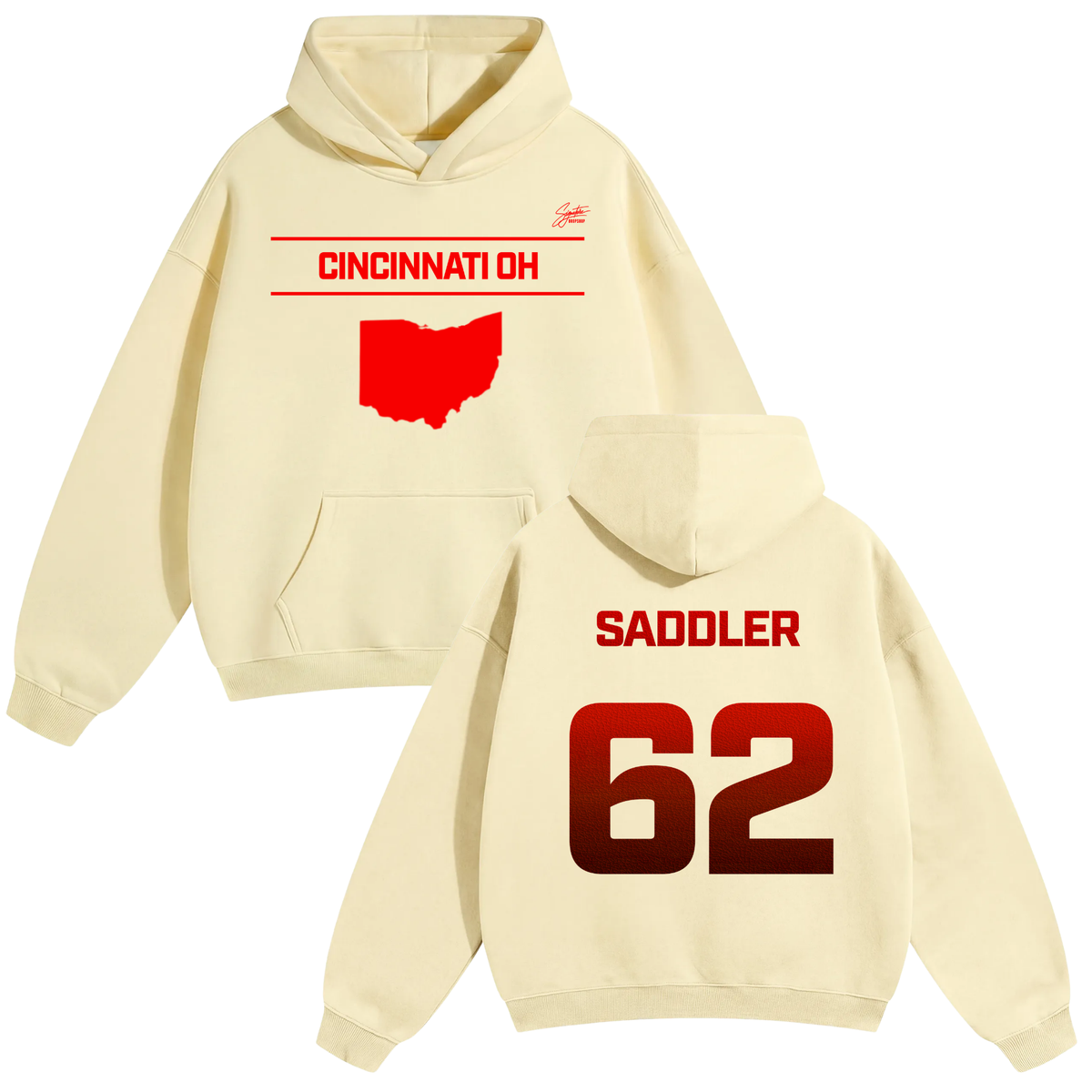 Patrick Saddler Oversize Fleeced Hoodie