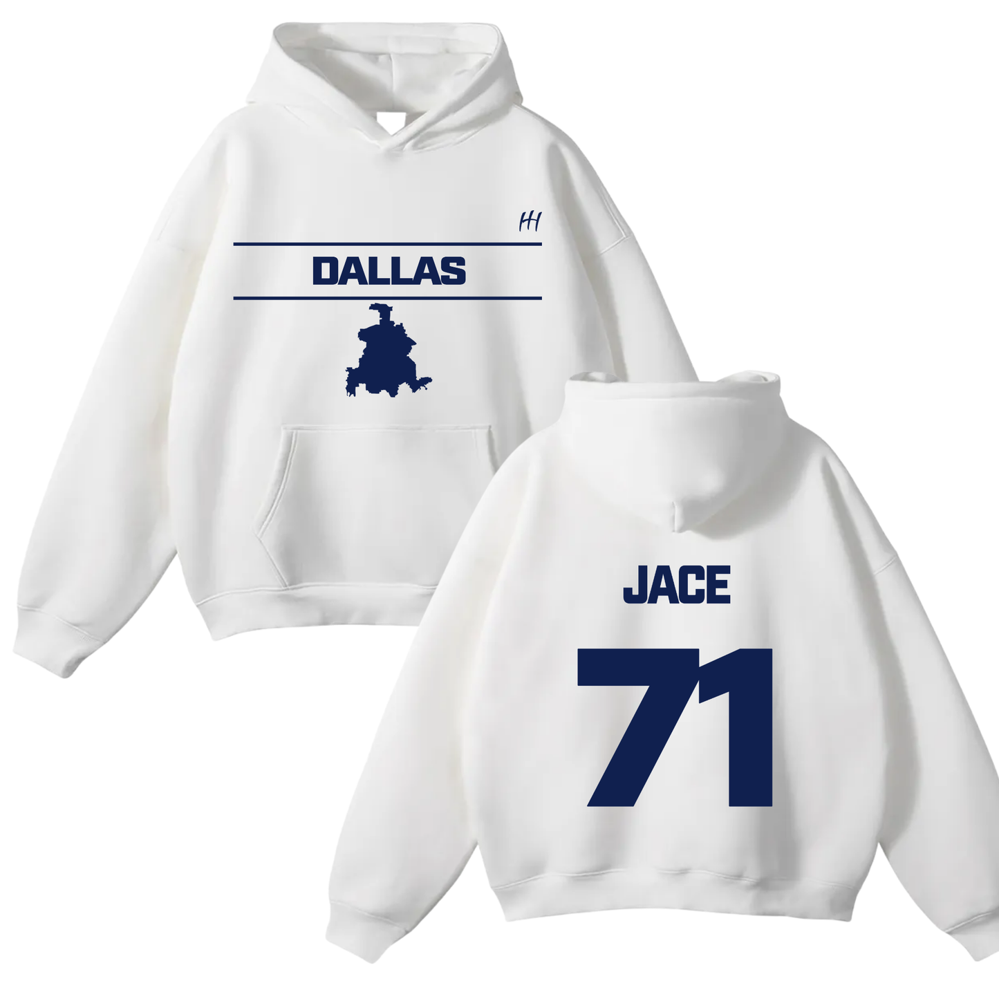 Jace King Oversize Fleeced Hoodie