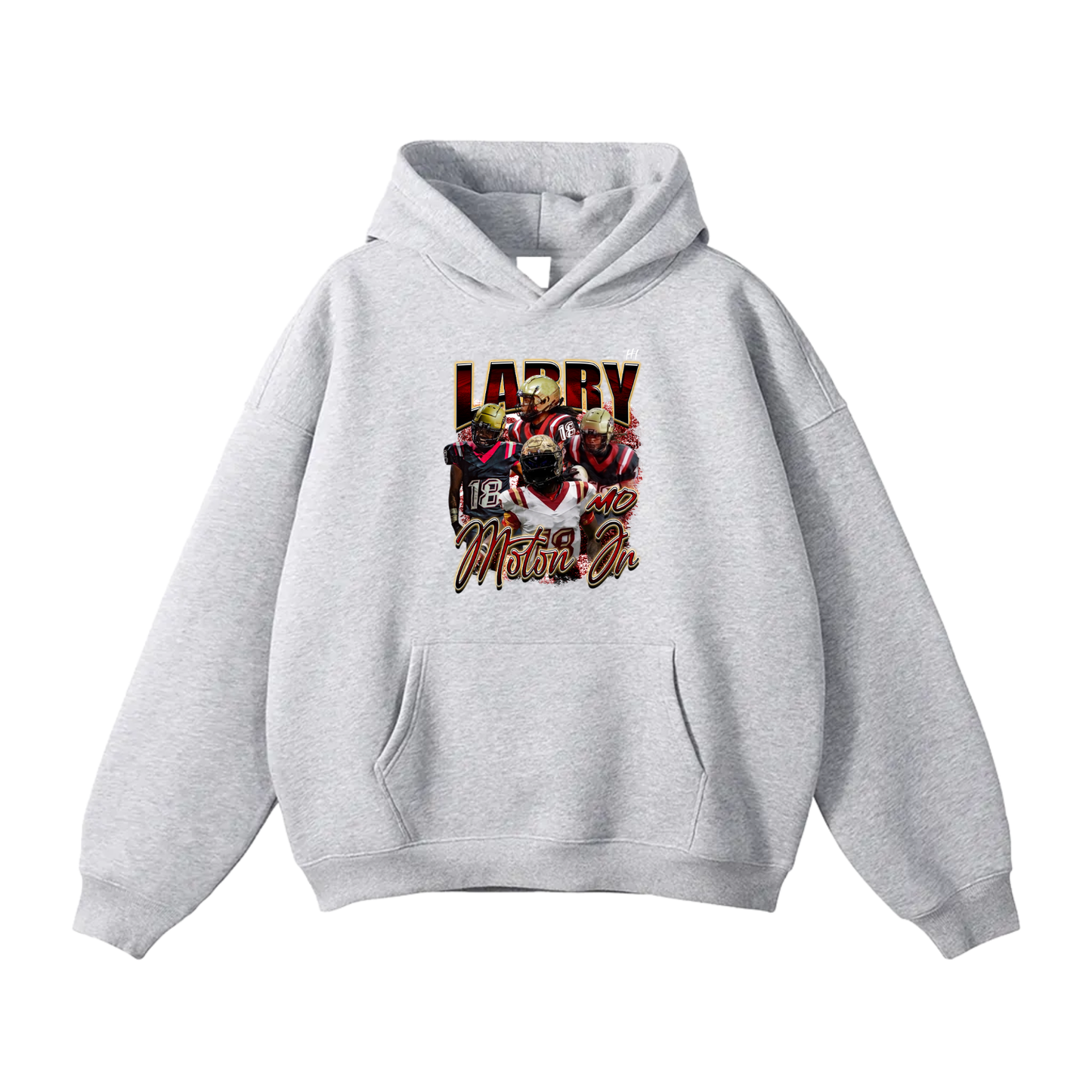 Larry Moton Jr Oversize Fleeced Hoodie