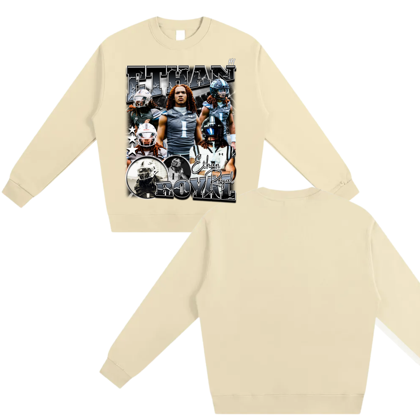 Ethan Royal Heavyweight Crewneck Sweatshirt
