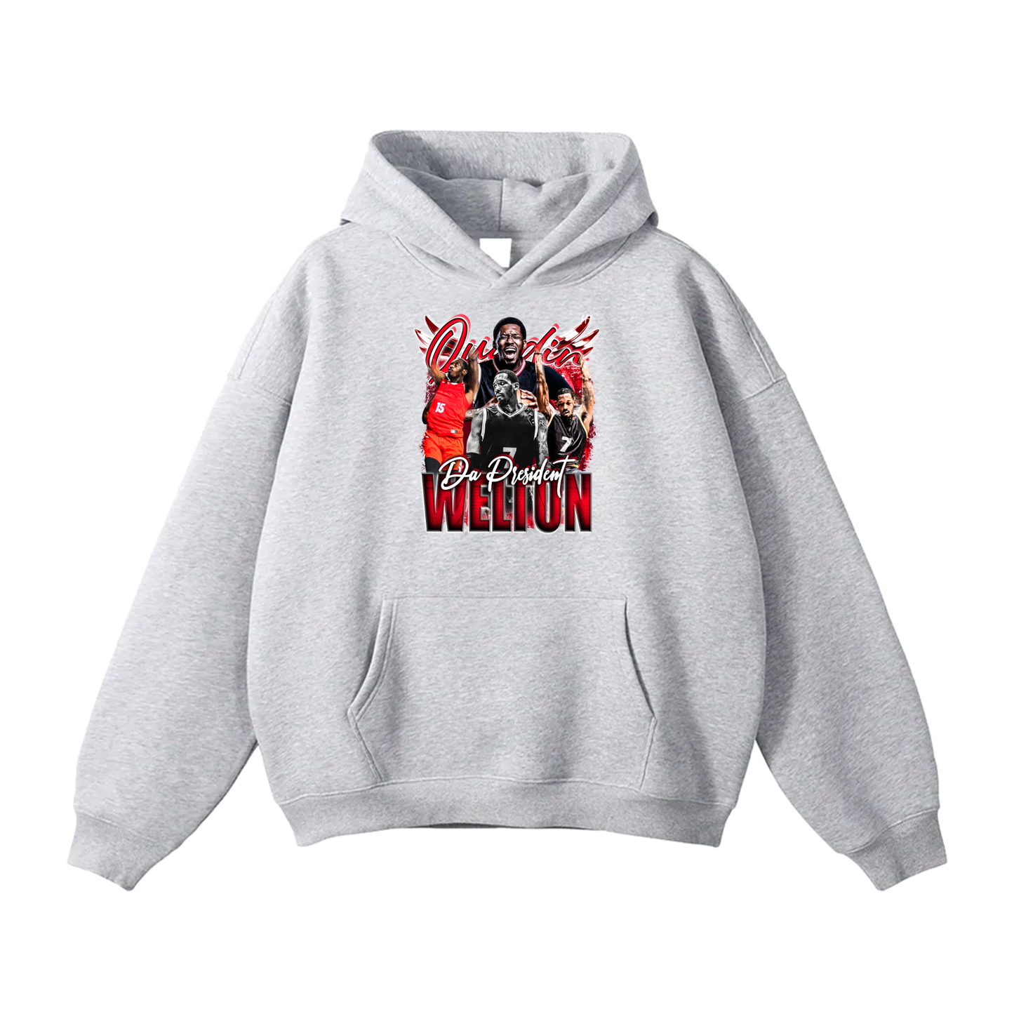 Quadir Welton Oversize Fleeced Hoodie