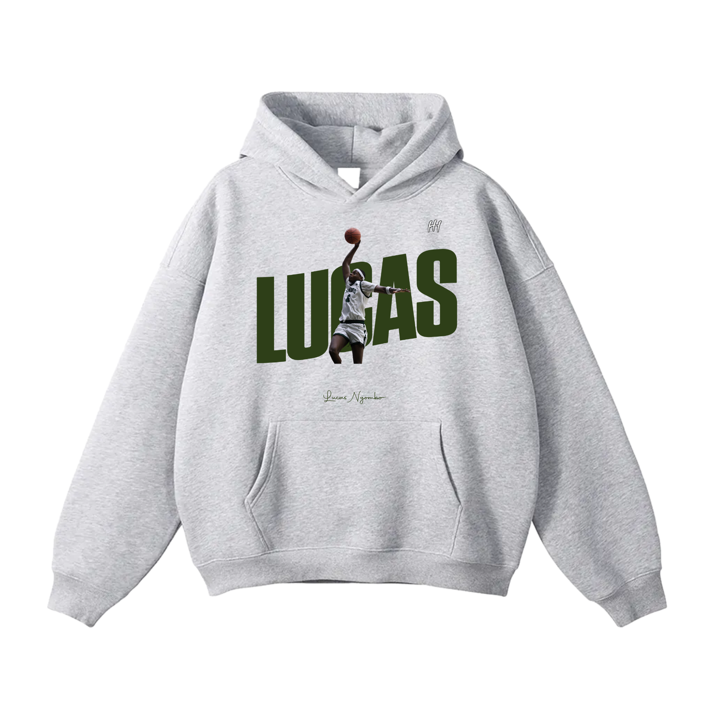 Lucas Ngombo Oversize Fleeced Hoodie