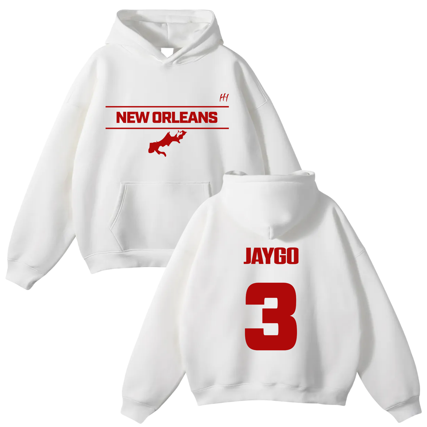 Jeffery Anderson Oversize Fleeced Hoodie