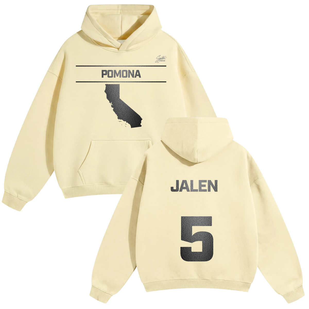 Jalen gamble Oversize Fleeced Hoodie