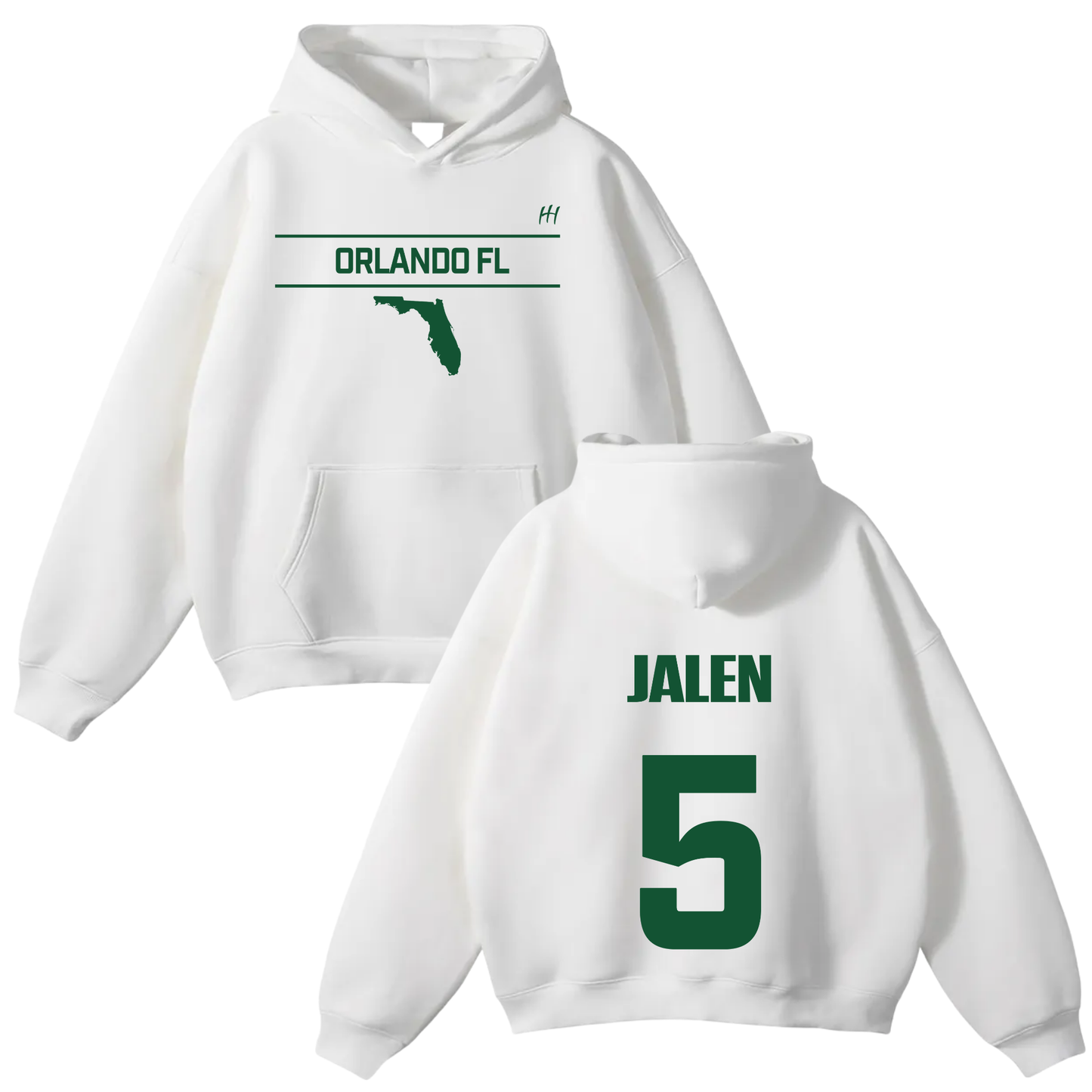 Jalen Jamal Escontrias Oversize Fleeced Hoodie
