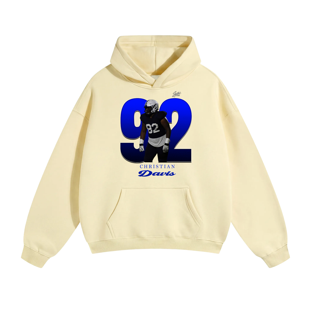 Christian Davis Oversize Fleeced Hoodie