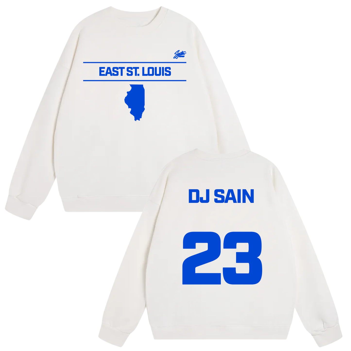 Durand Sain jr Heavyweight Crewneck Sweatshirt
