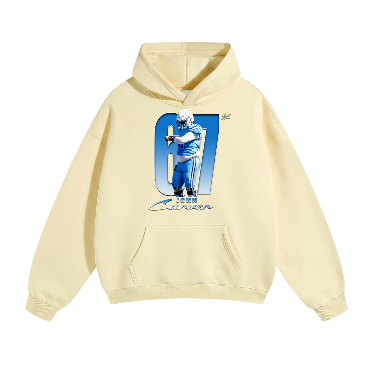 John Carver Oversize Fleeced Hoodie