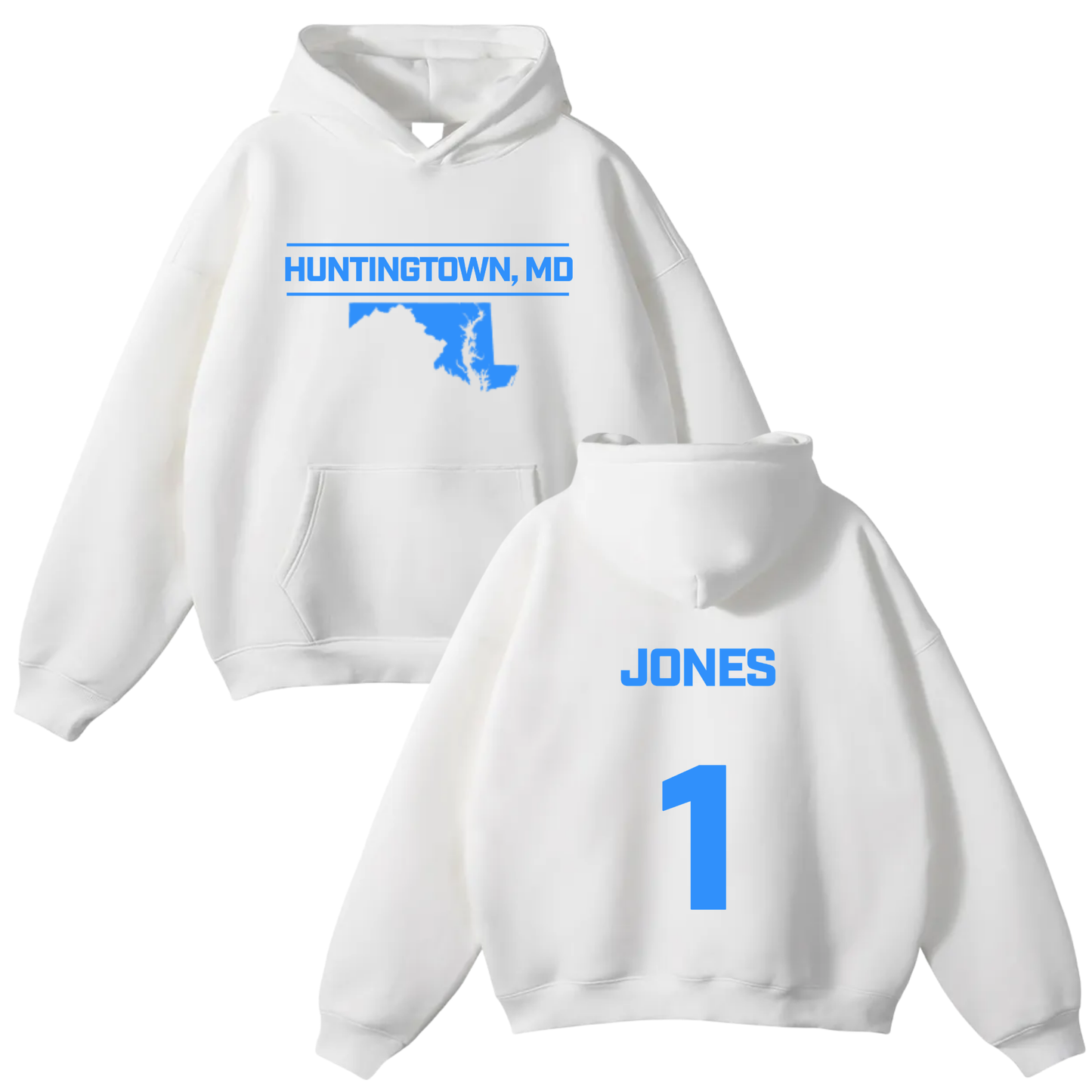 Xavier Jones Oversize Fleeced Hoodie