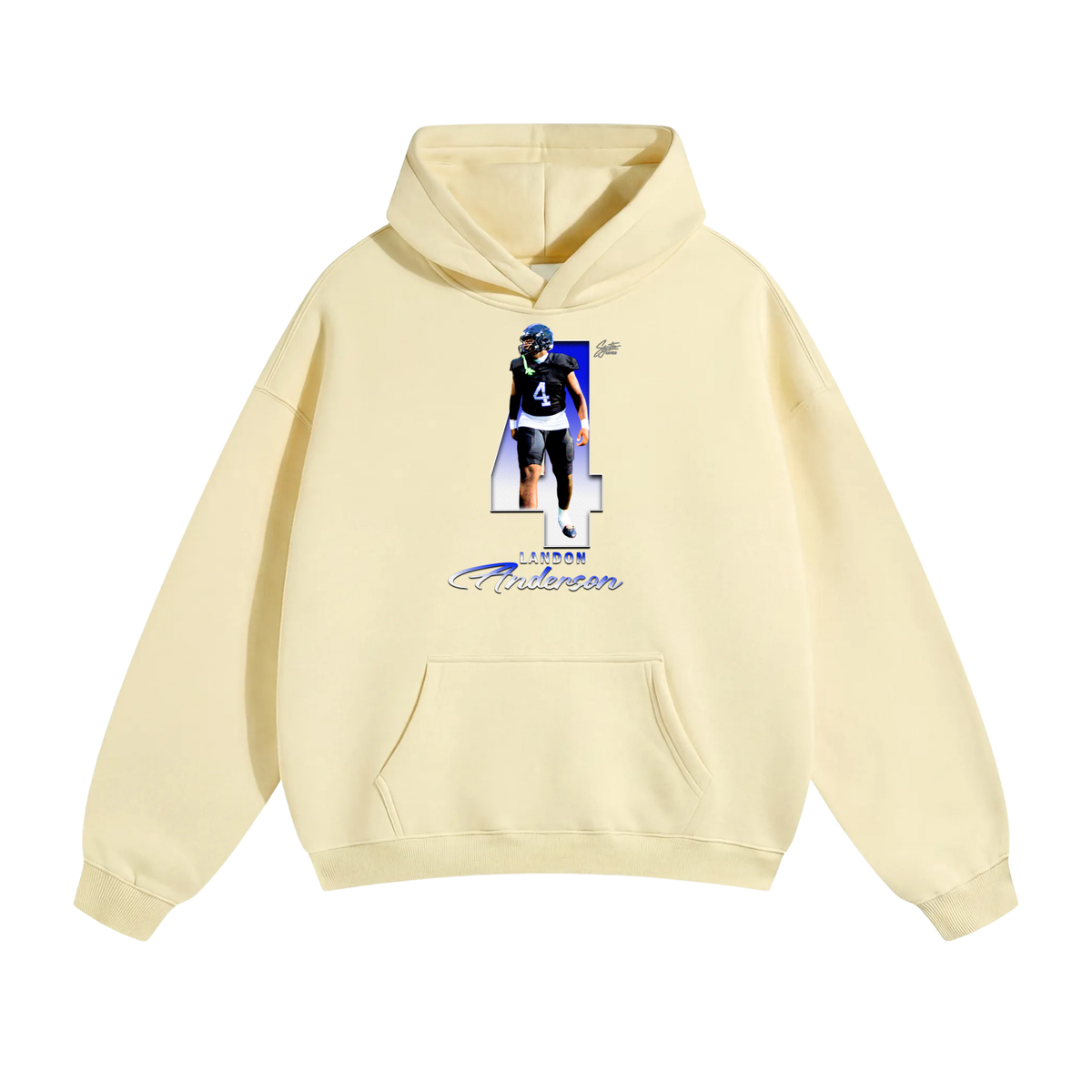 Landon Anderson Oversize Fleeced Hoodie
