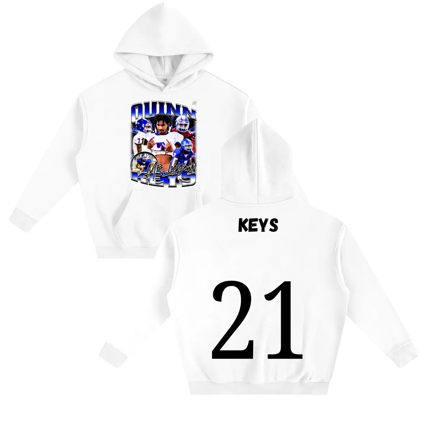 Quinn Keys Oversize Fleeced Hoodie