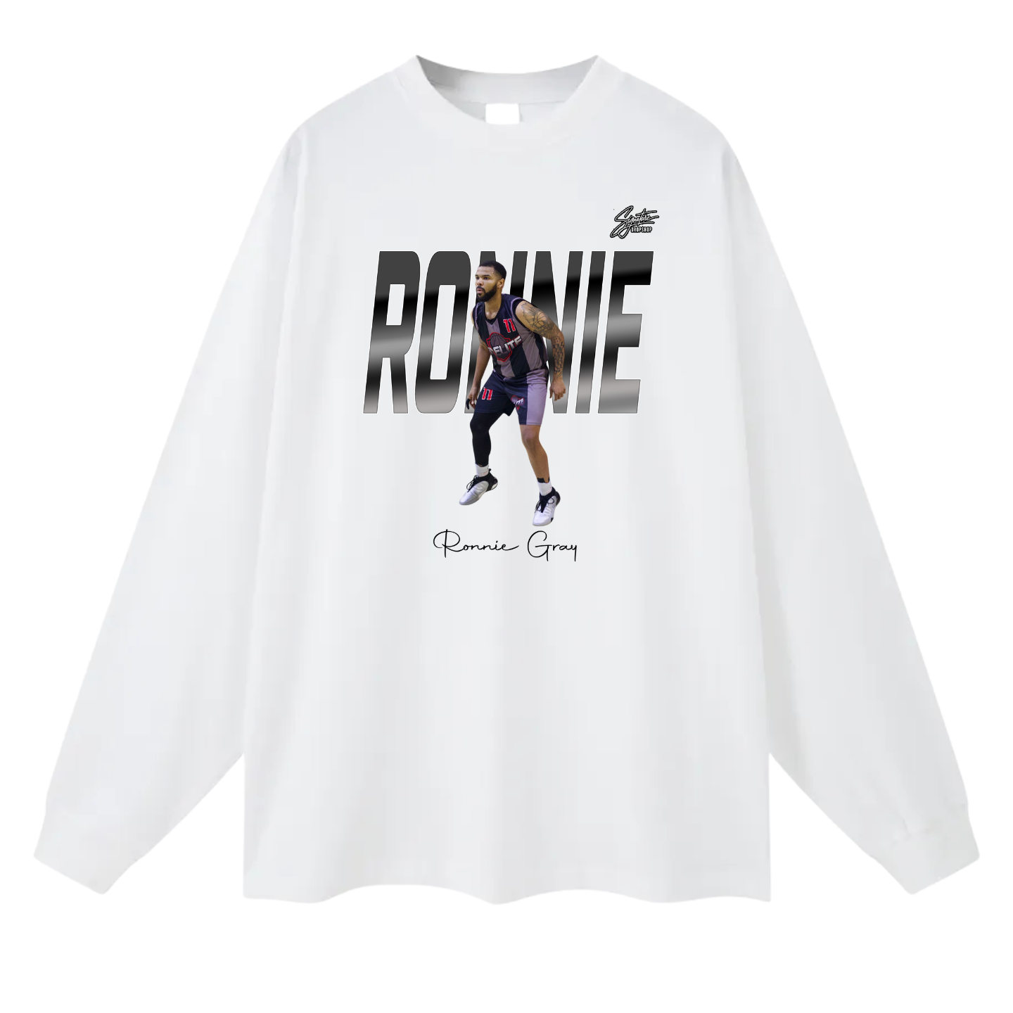 Ronnie Gray Long Sleeve Tee