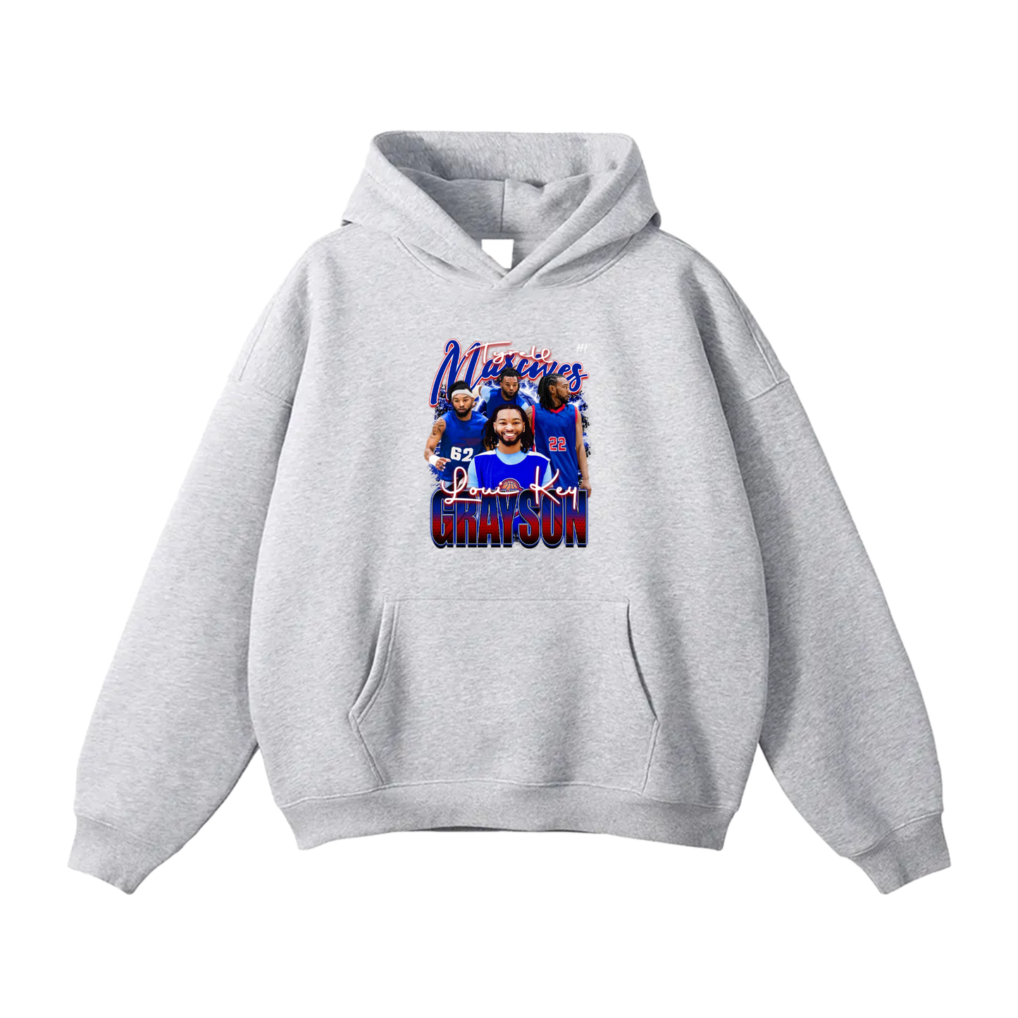 Marcives Tyrell Grayson  Oversize Fleeced Hoodie