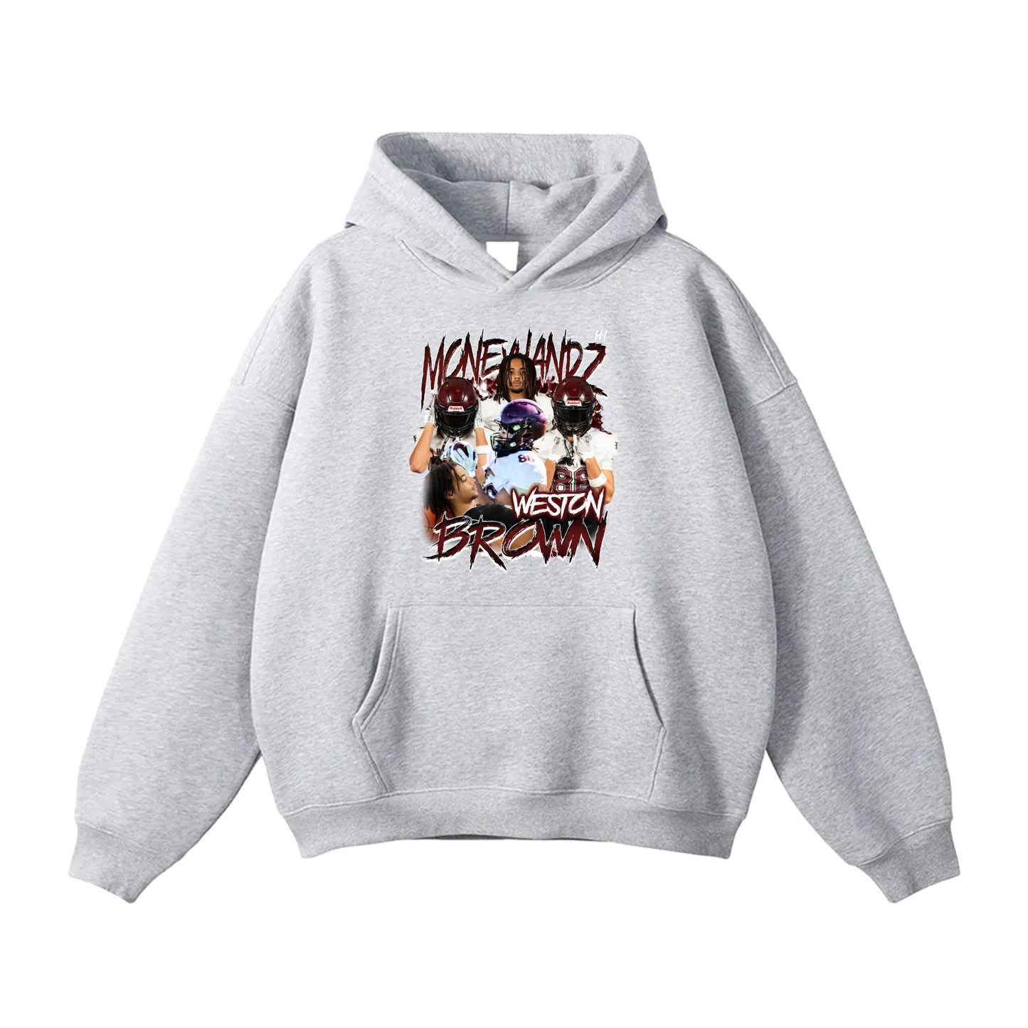 Weston Brown Oversize Fleeced Hoodie