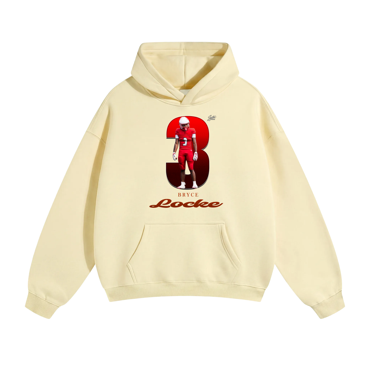 Bryce Locke Oversize Fleeced Hoodie