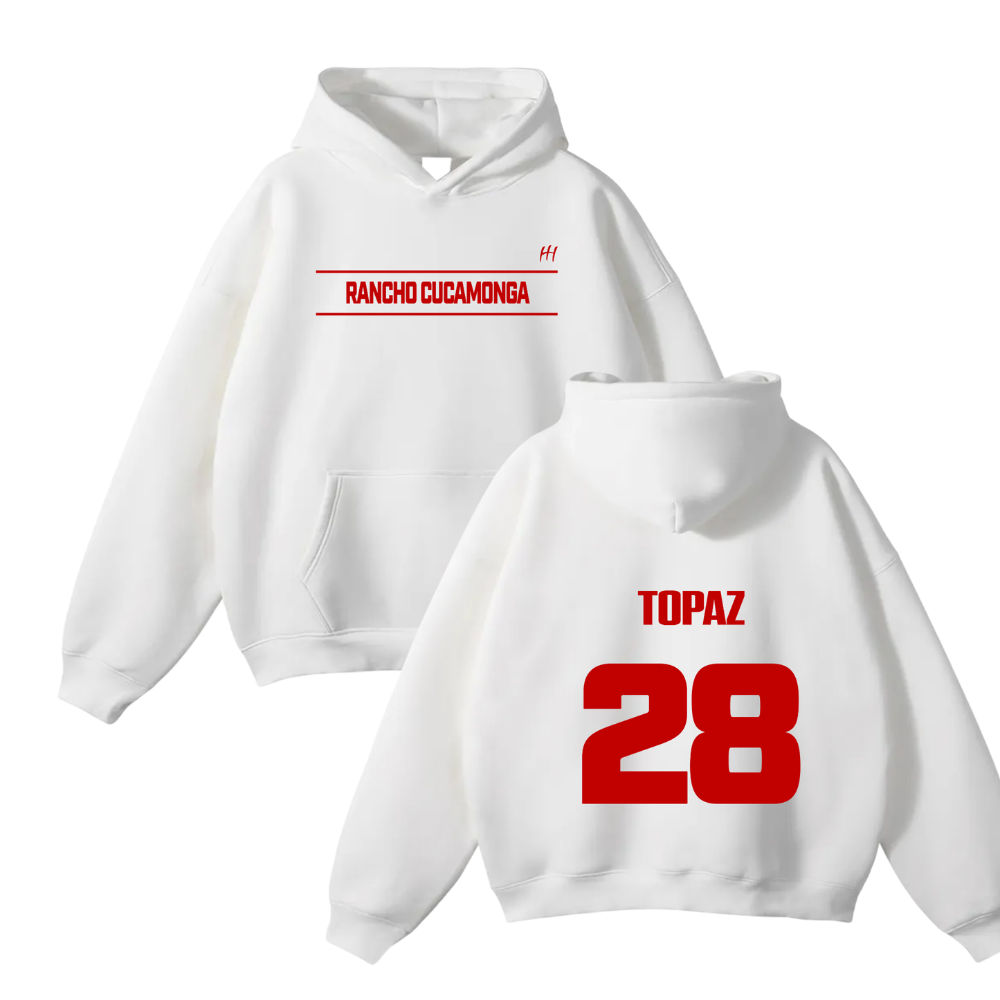 Topaz Linton Oversize Fleeced Hoodie
