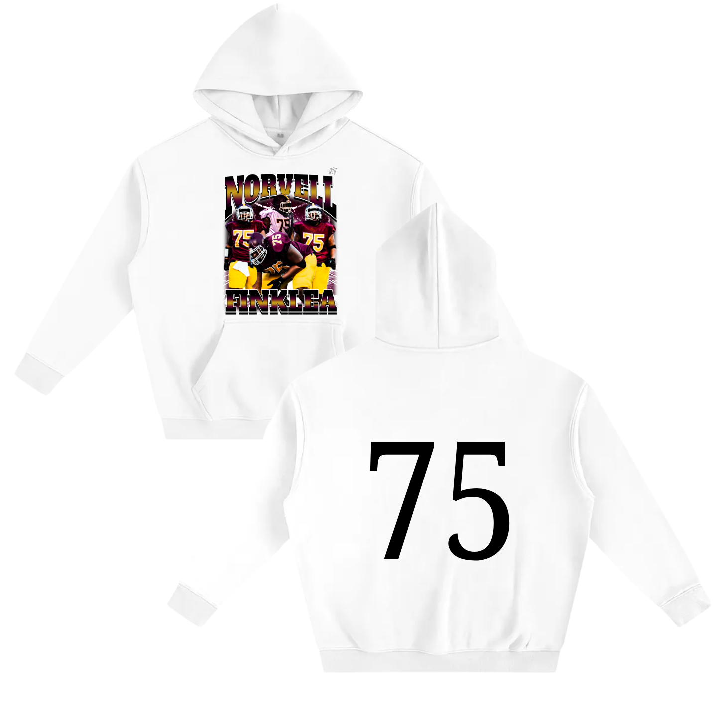 Norvell Finklea Oversize Fleeced Hoodie