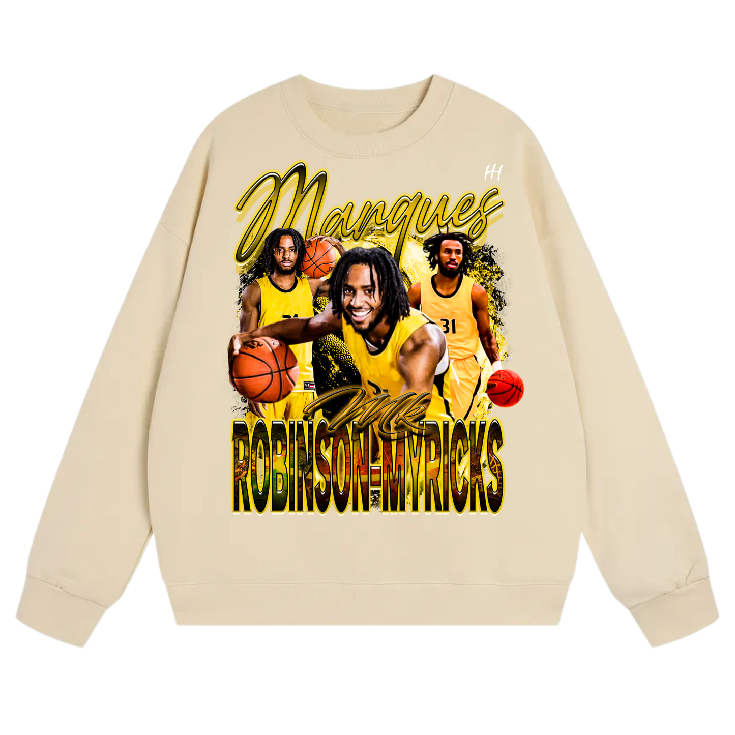 Marques Robinson-Myricks Heavyweight Crewneck Sweatshirt
