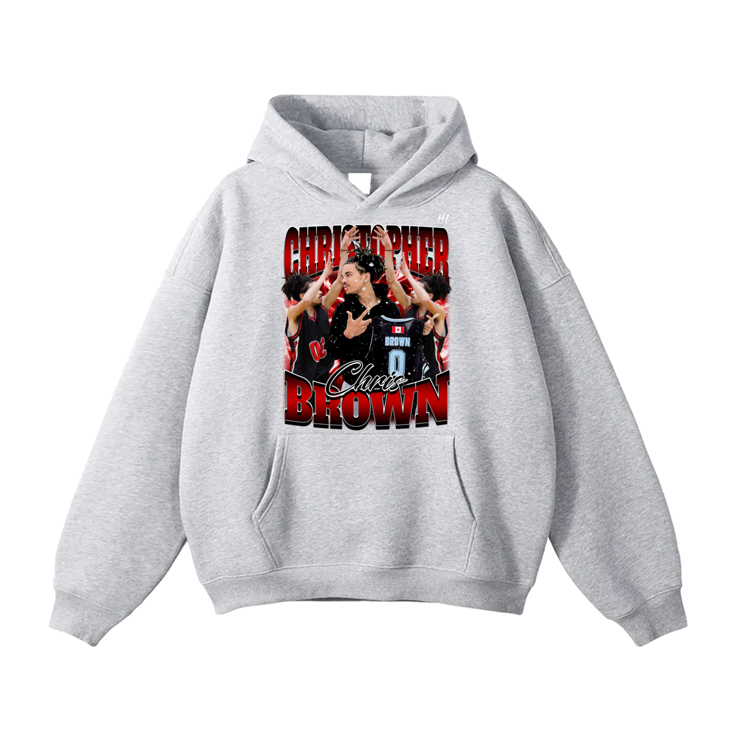 Christopher Brown Oversize Fleeced Hoodie