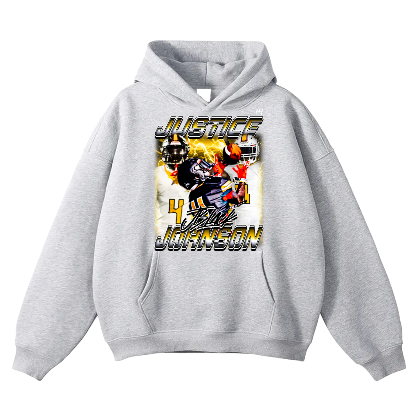 Justice Johnson Oversize Fleeced Hoodie