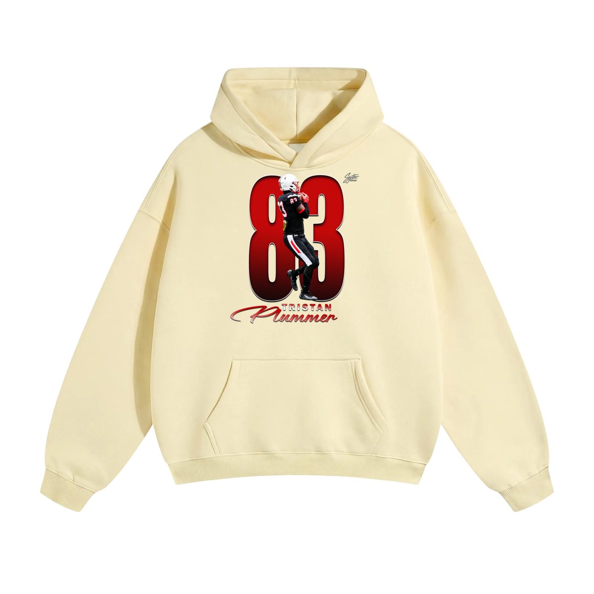 Tristan Plummer Oversize Fleeced Hoodie