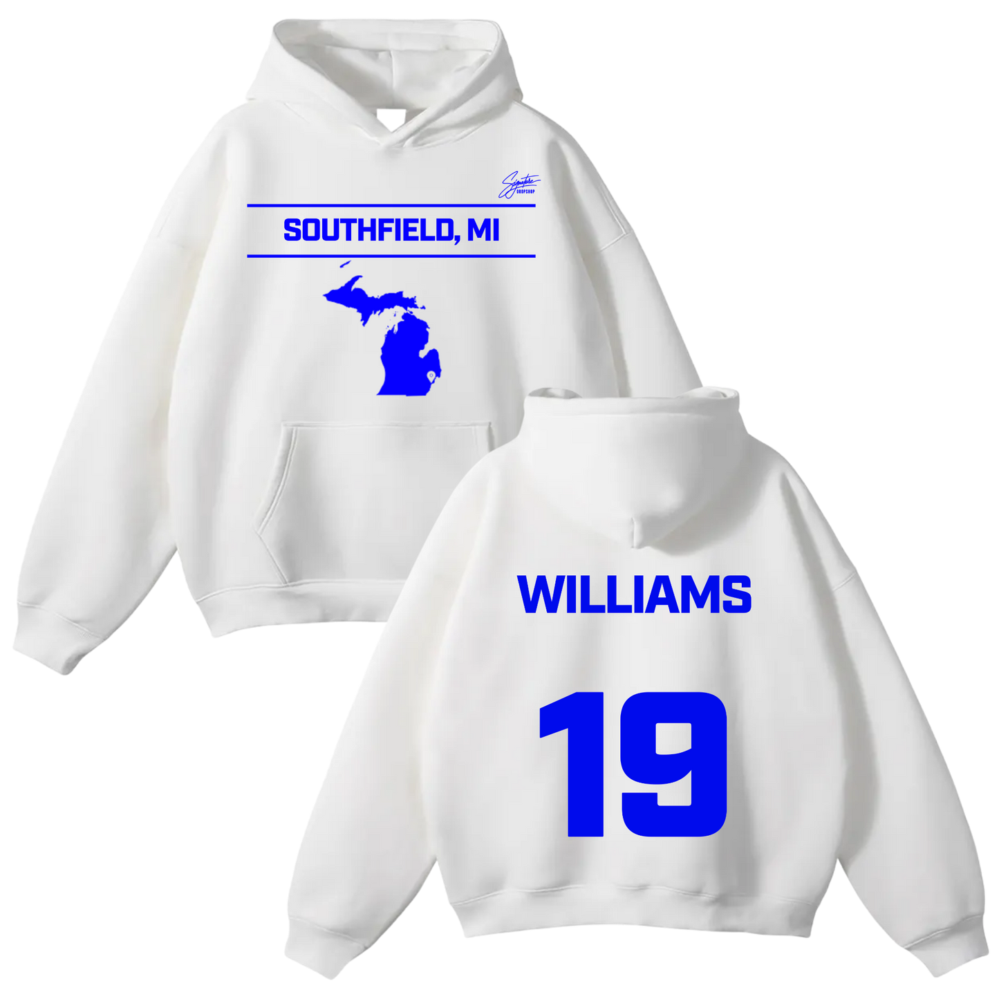 Demetrius Williams Oversize Fleeced Hoodie