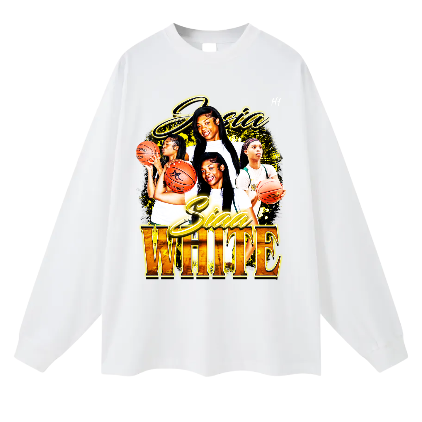 Jasia White Long Sleeve Tee