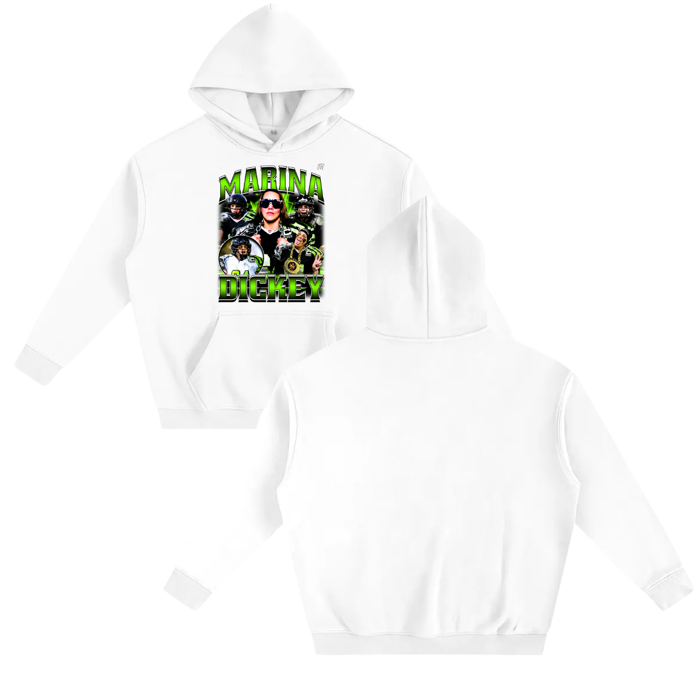 Marina Dickey Oversize Fleeced Hoodie