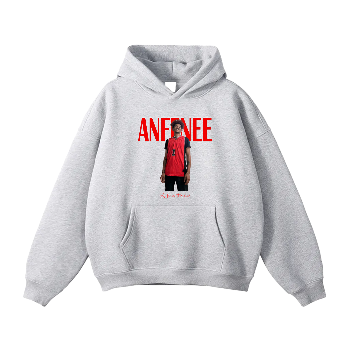 Anfenee Thrasher Oversize Fleeced Hoodie