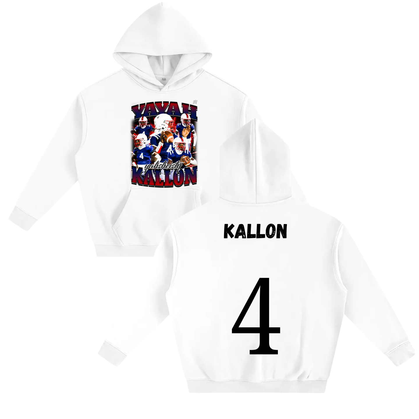 Yayah Kallon Oversize Fleeced Hoodie
