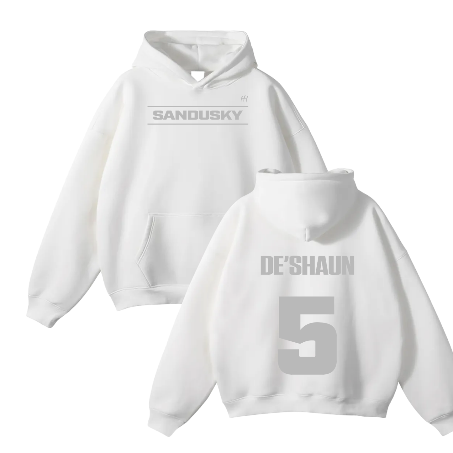 De’Shaun Harper Oversize Fleeced Hoodie