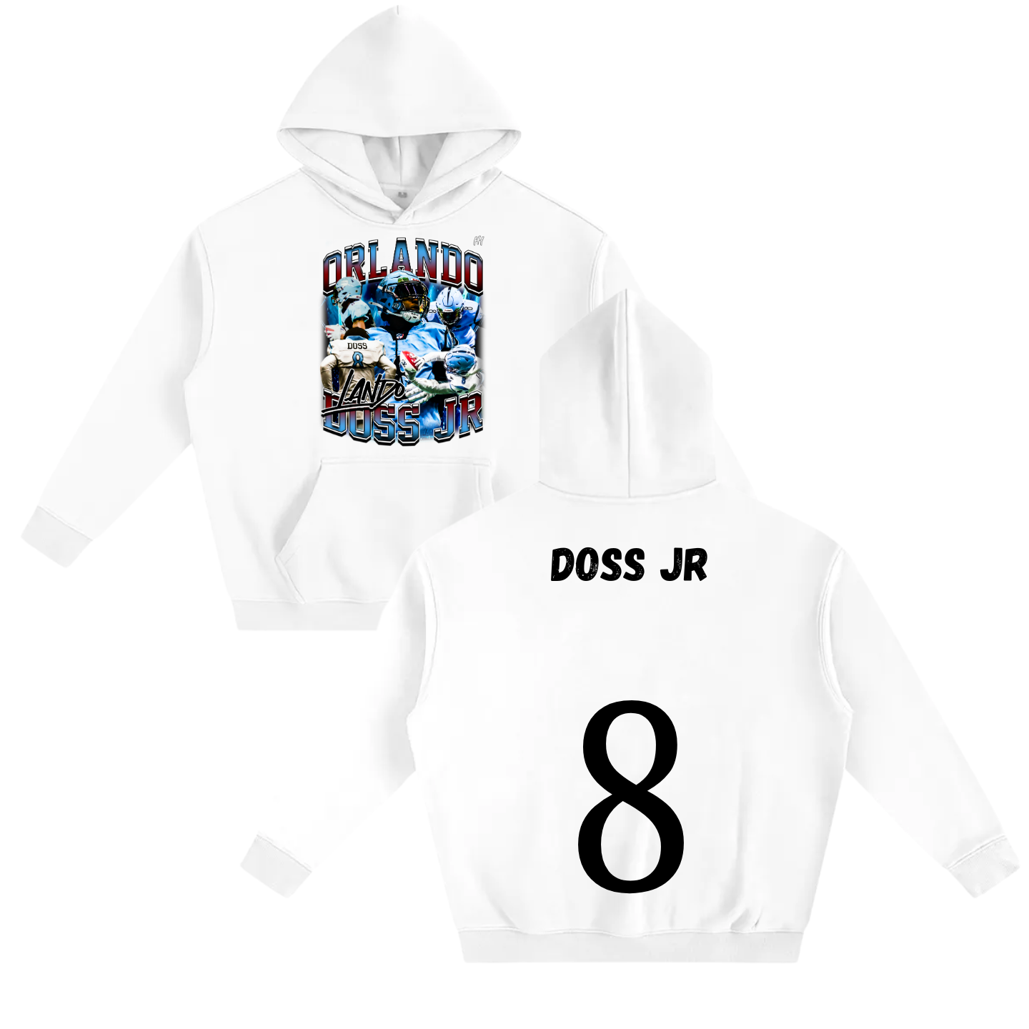 Orlando Doss Jr Oversize Fleeced Hoodie